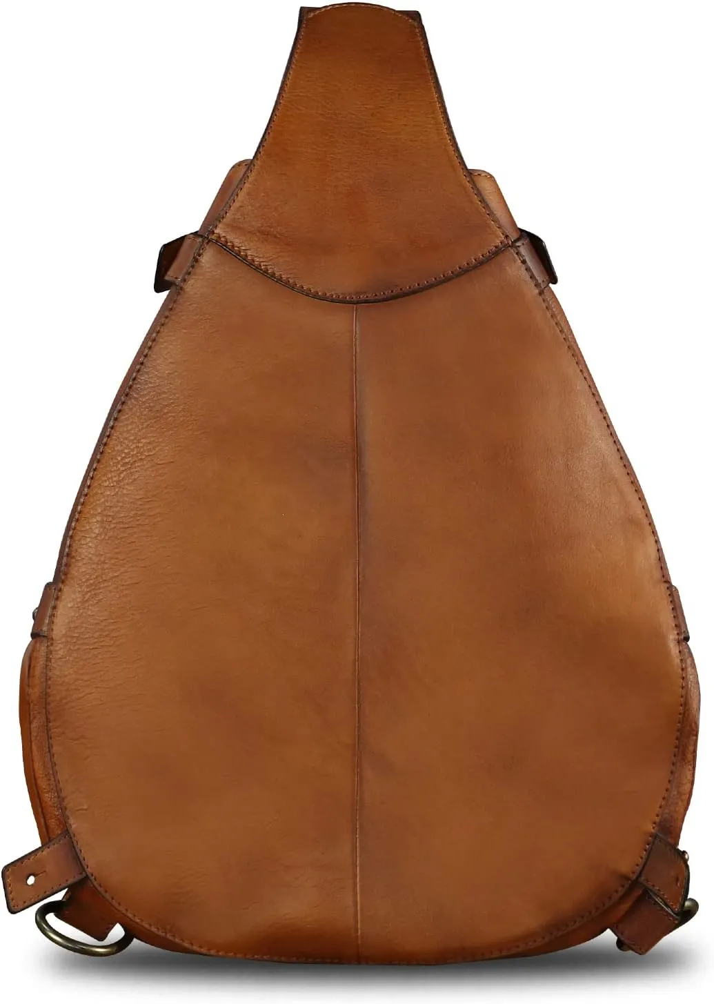 Genuine Leather Sling Bag for Men and Women Large Real Leather Sling Backpack Shoulder Crossbody Bag Chest Bags