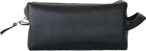 Genuine Leather Toiletry Bag For Men, Travel Bag For Men, Men's Toilety Bag, Father's Day Gift, Shaving Bag, Cosmetic Bag For Women, Groomsmen Gift, Mens Gifts (3 Black)