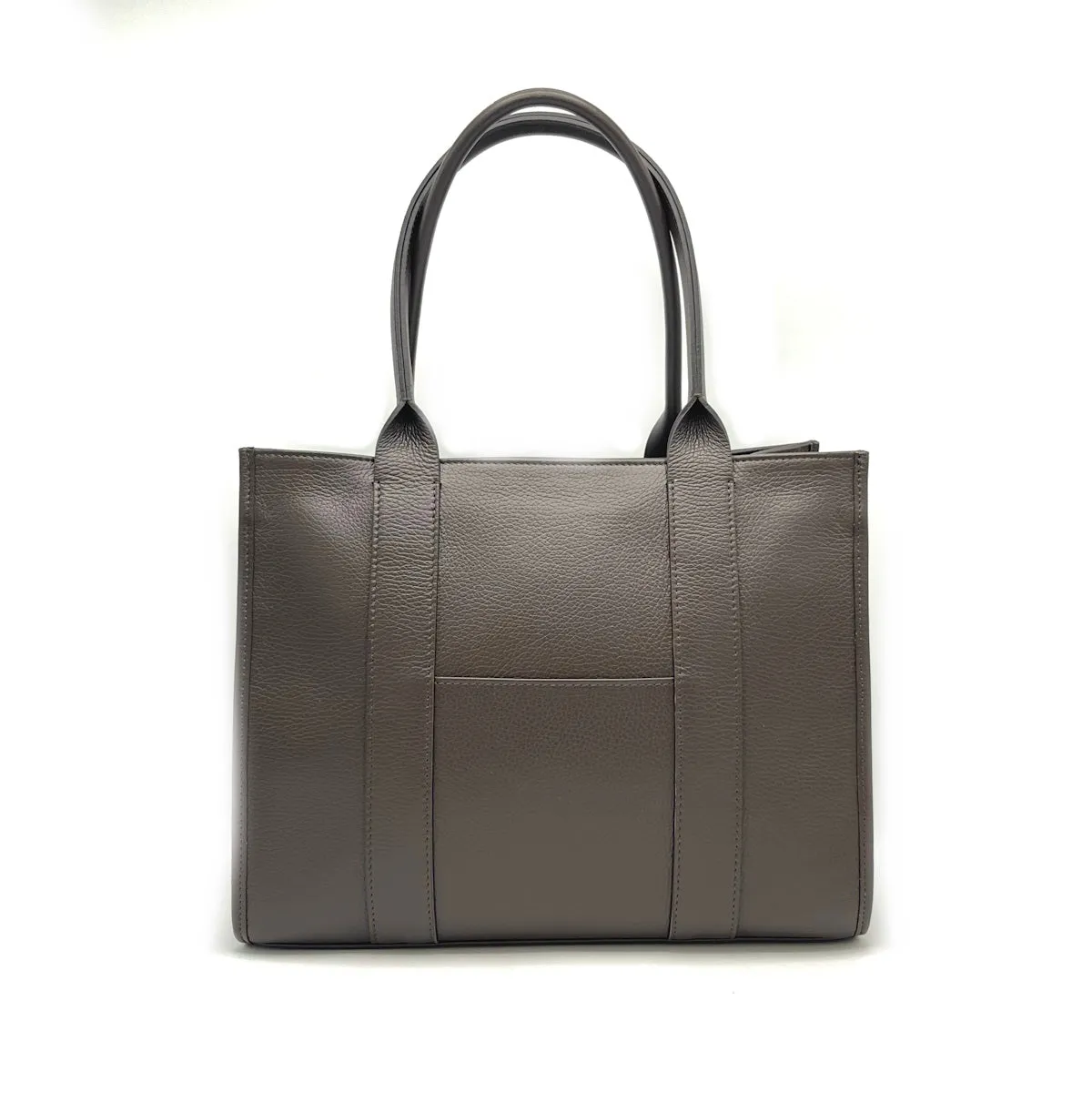 Genuine leather tote bag, Made in Italy, art. 112538