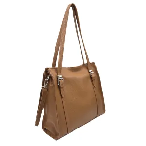 Genuine leather tote bag, Made in Italy,  art. 112579