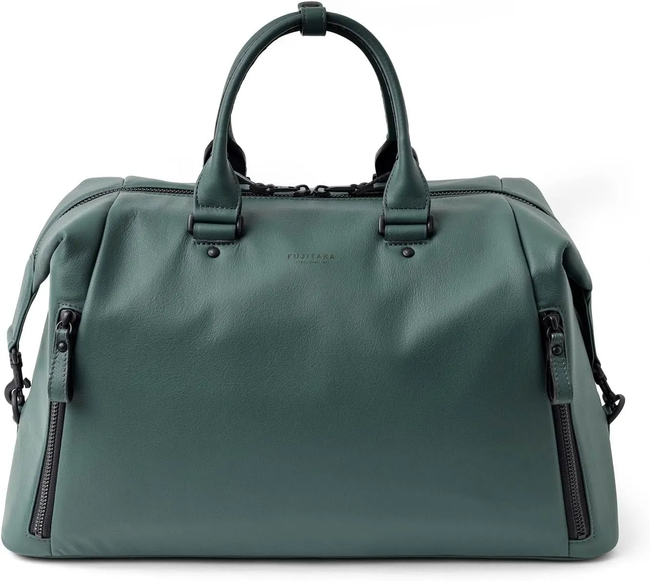 Genuine Leather Traveling Bag Locus, Made In Japan, No.672301