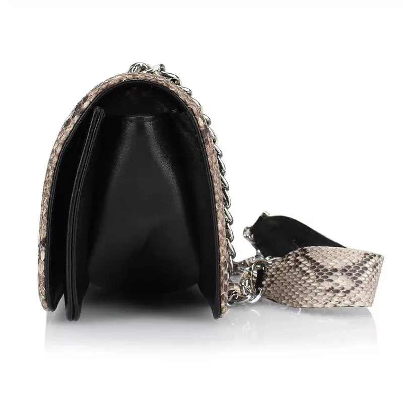 GENUINE PYTHON AND STINGRAY HANDBAG "ANGEL WINGS"