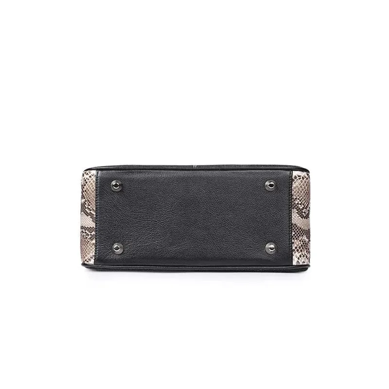 GENUINE PYTHON AND STINGRAY HANDBAG "FUEL"