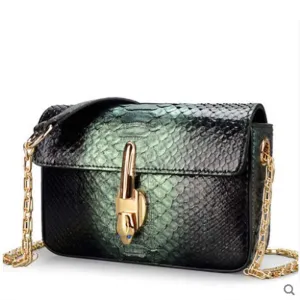 GENUINE PYTHON HANDBAG "NIGHT RUN"