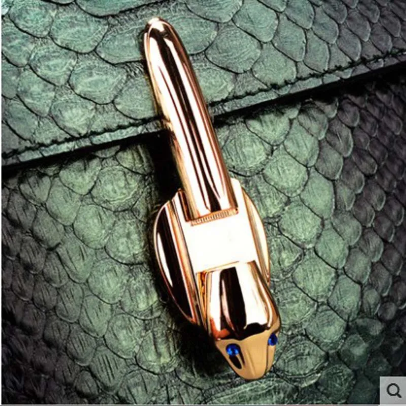 GENUINE PYTHON HANDBAG "NIGHT RUN"