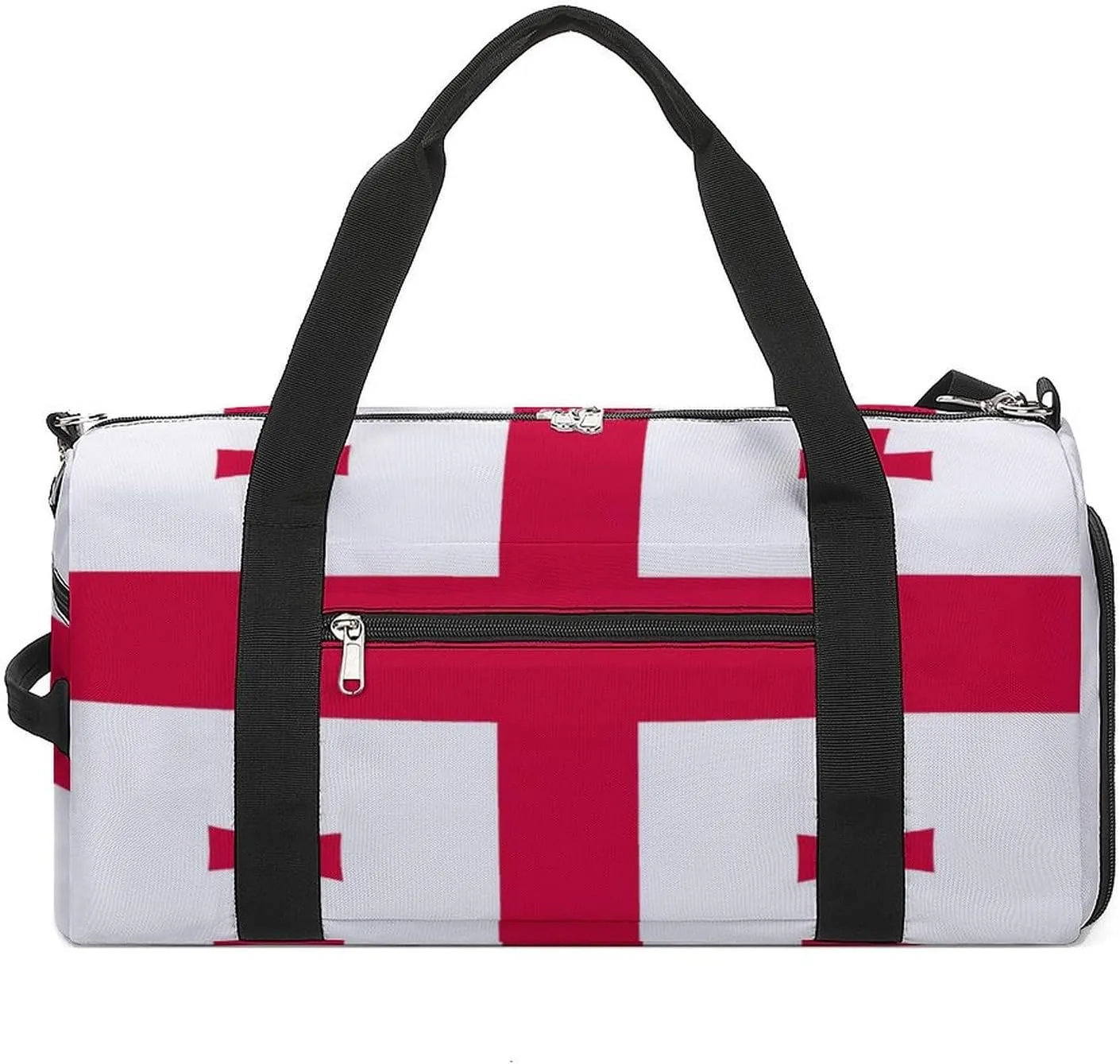 Georgia Flag Sports Gym Bag for Men Women with Shoe Compartment Carry On
