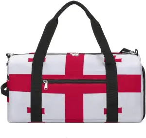 Georgia Flag Sports Gym Bag for Men Women with Shoe Compartment Carry On