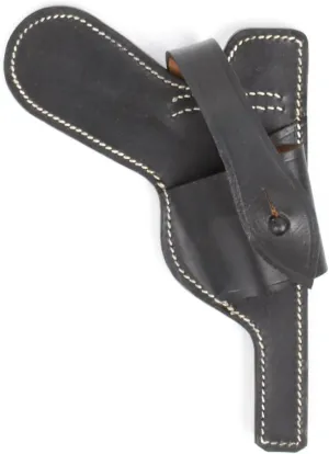 German WWII Paratrooper Luger P08 Open Holster