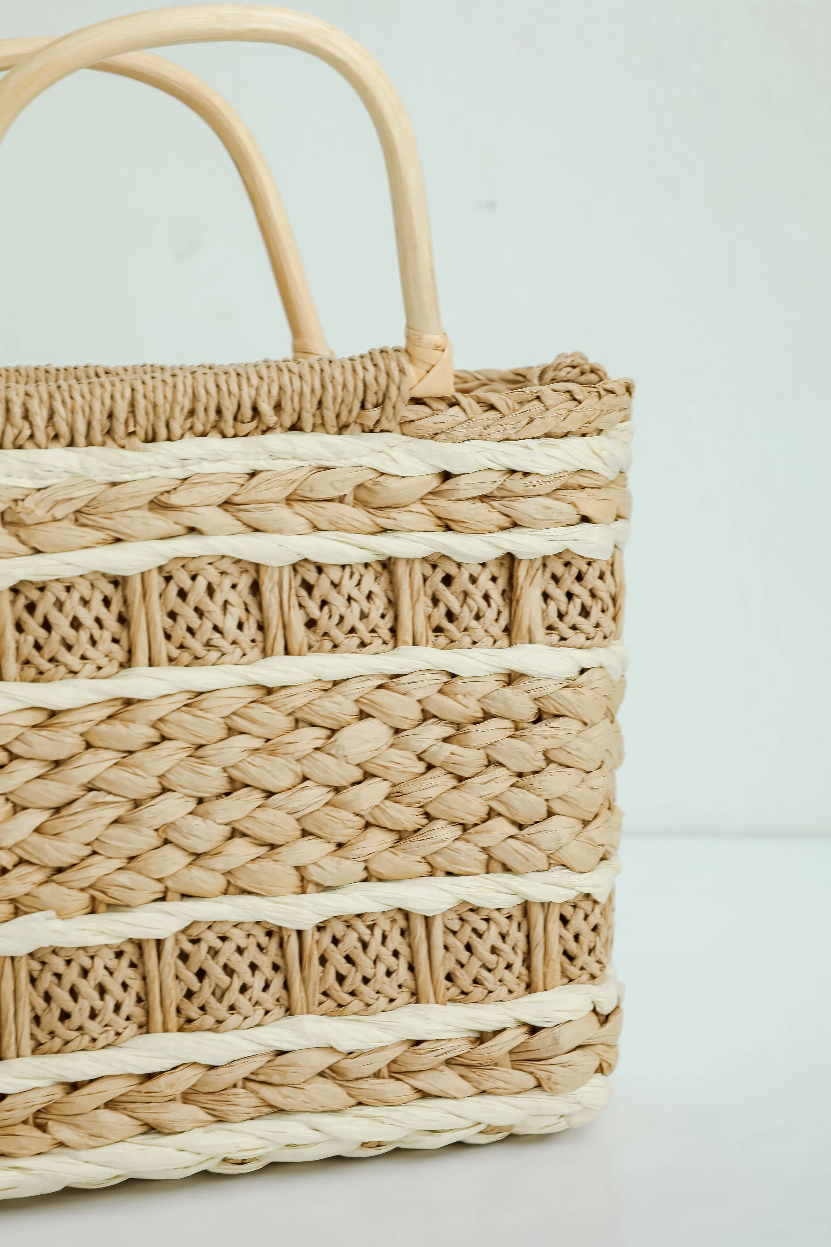 Get Going Natural Straw Handbag