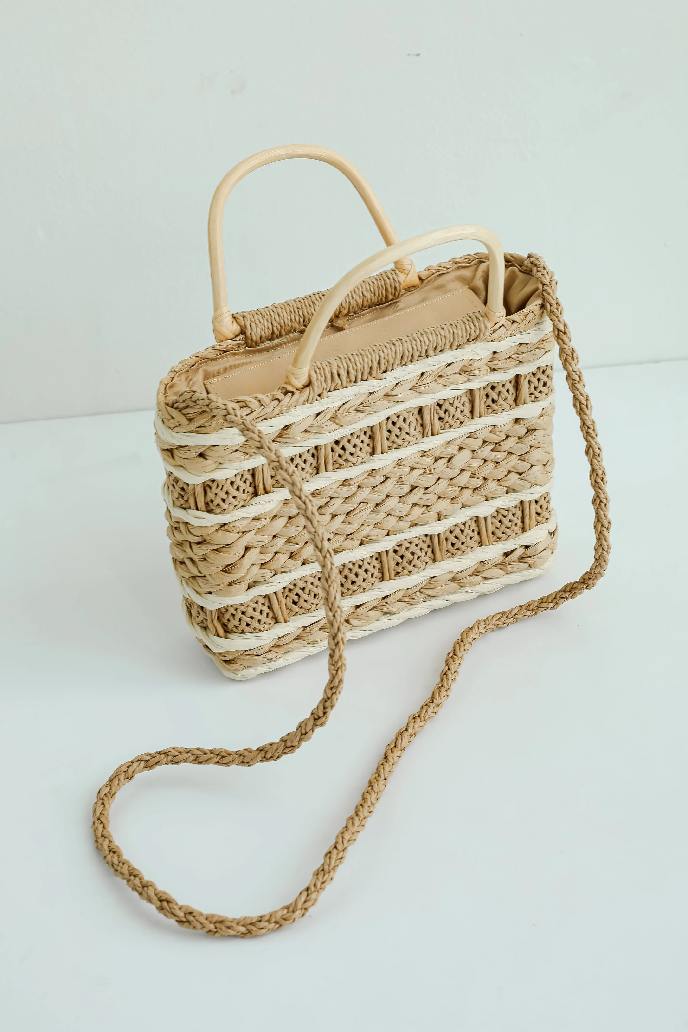 Get Going Natural Straw Handbag