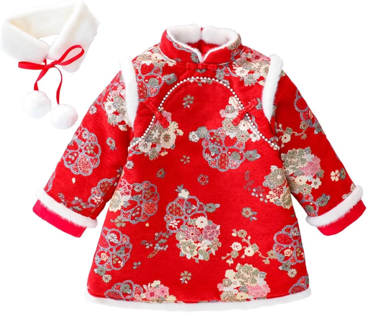 Girls Bunny Dress Toddler Kids Baby Girls Christmas Clothes Long Sleeve Santa Reindeer Striped Dress Ruffle Dress