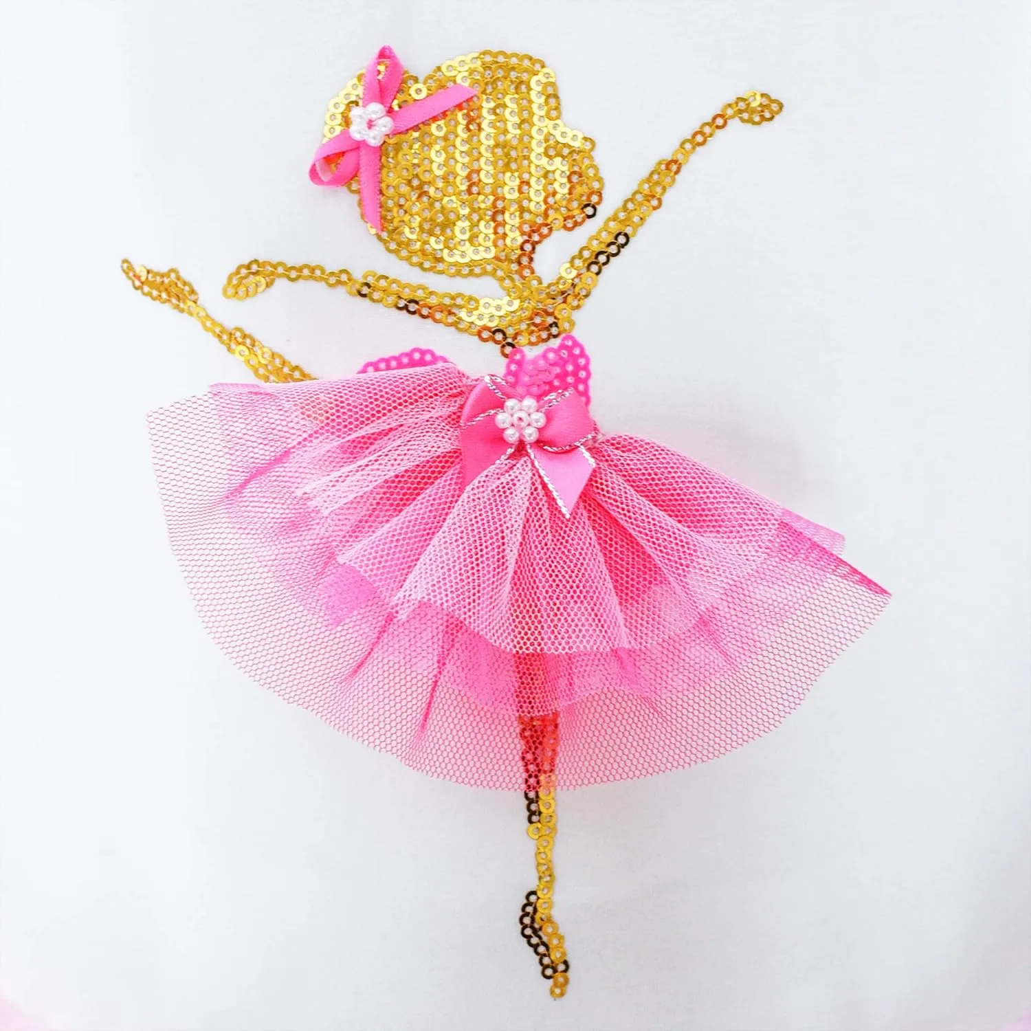 Girls Dress Pink Tutu Unicorn Dancing Tiered Skirt Ballet Birthday Party 3-7