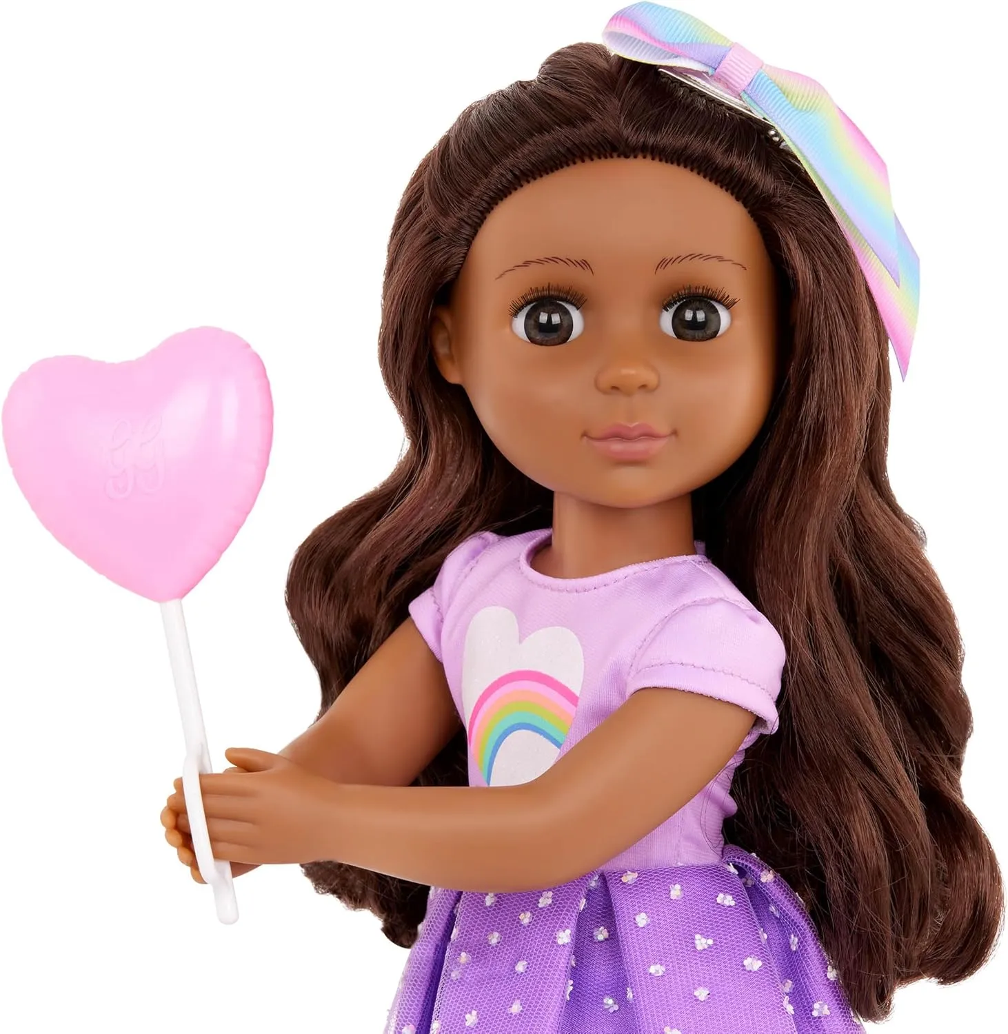 Glitter Girls – 14-inch Posable Doll – Birthday Party Accessories – Balloon, Toy Present & More – Toys for Kids 3 Years  – Meera