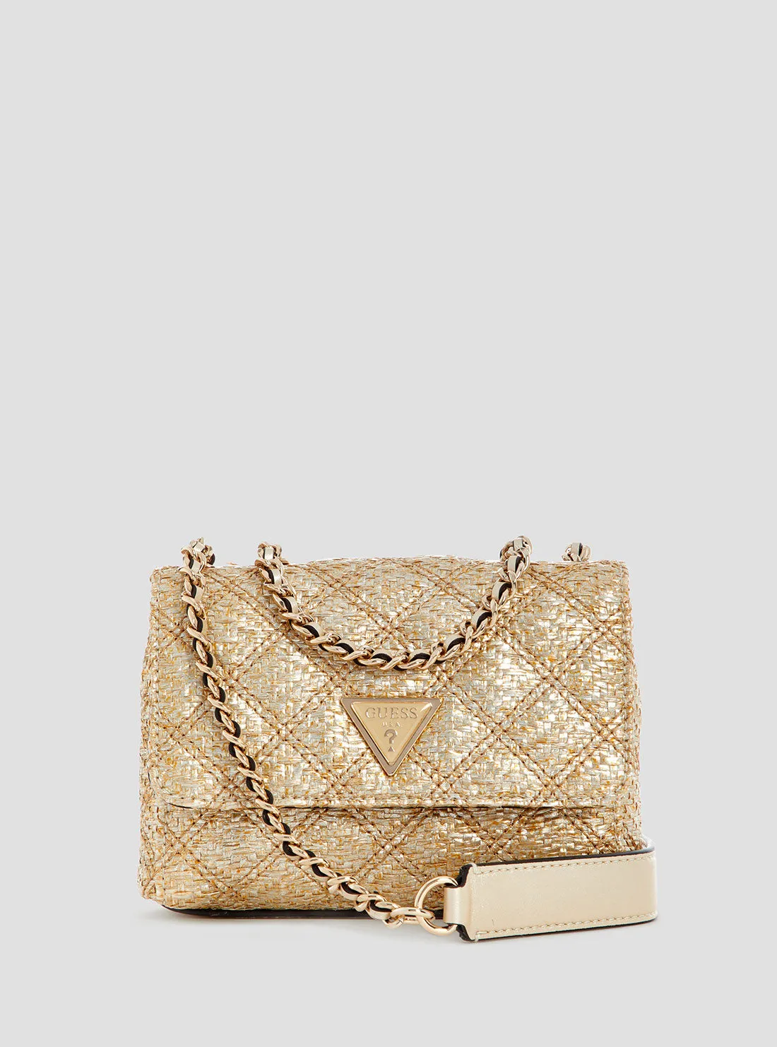 Gold Giully Mini Convertible Crossbody Bag
