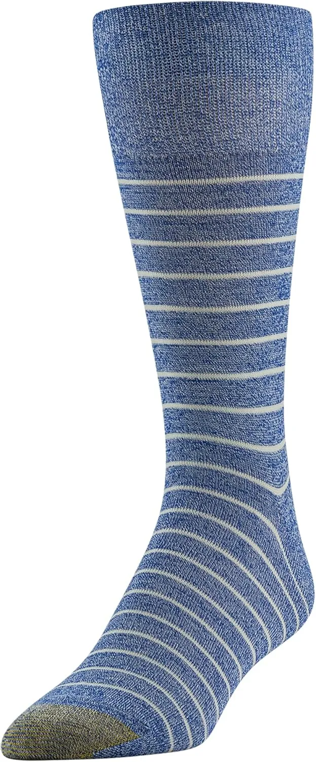 GOLDTOE Men's Cambridge Crew Socks, 6-Pairs