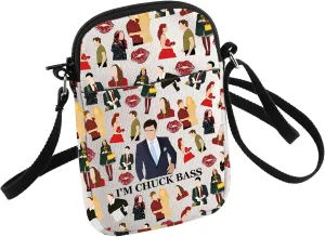 Gossip Inspired Gift I'm Chuck Bass Crossbody Bag for Gossip TV Show Fans