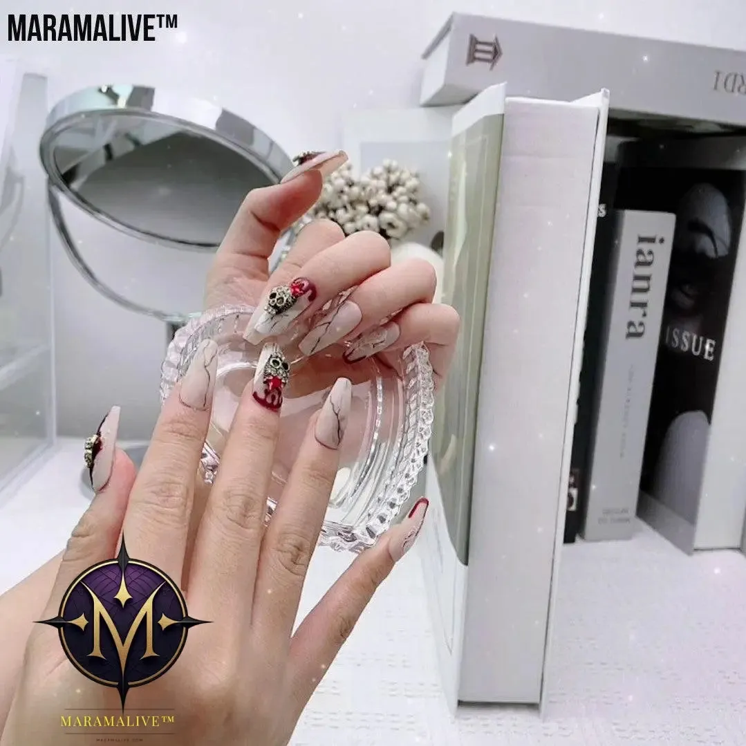 Gothic Halloween Wear Armor Three-dimensional Spider Nails