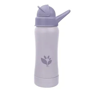 Green Sprouts® Sprout Ware® Straw Bottle 10oz., 6mo , Plant-Plastic, Platinum-Cured Silicone, Dishwasher Safe, Grows with Baby, Tested for Hormones - Plum