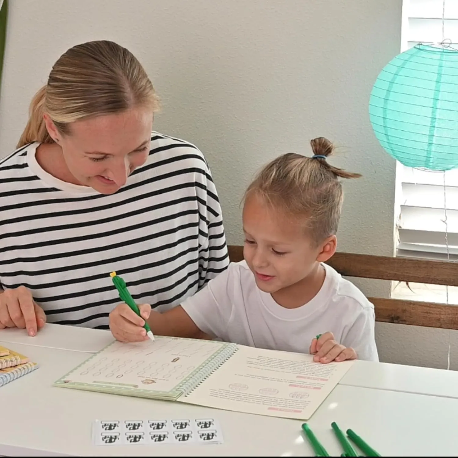 Grooved Handwriting Book Practice, Magic Copybooks for Kids Reusable Handwriting Practice Set, Preschool Calligraphy Workbook with a Storage Bag for Easy Use