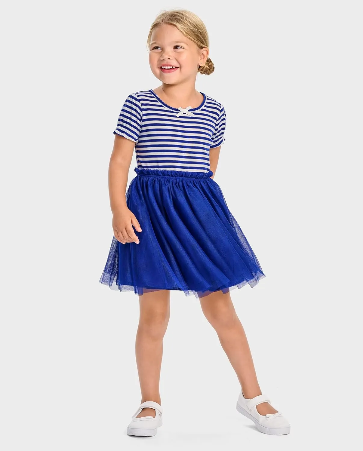 Gymboree Girls Short Sleeve Tulle Dress
