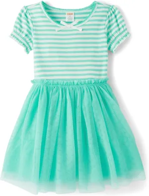 Gymboree Girls Short Sleeve Tulle Dress