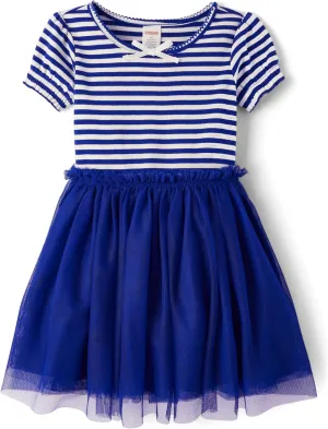 Gymboree Girls Short Sleeve Tulle Dress