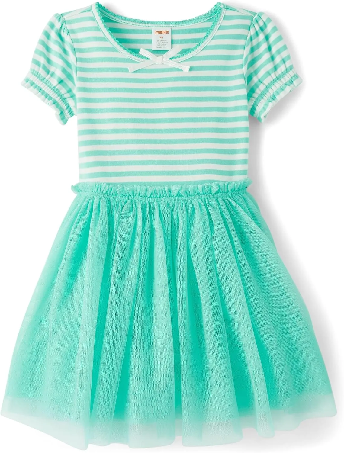 Gymboree Girls Short Sleeve Tulle Dress