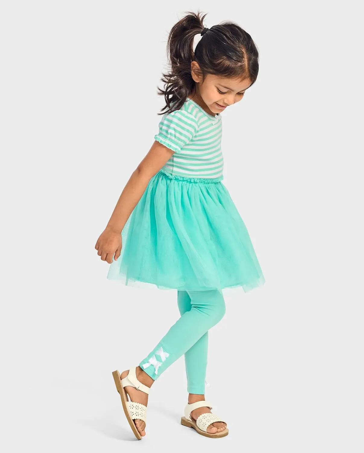 Gymboree Girls Short Sleeve Tulle Dress