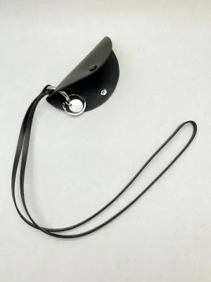 Half-Moon Leather Mini Pouch