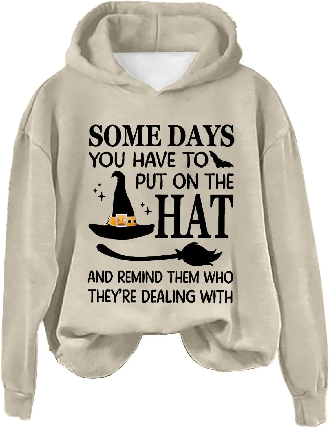 Halloween Sweatshirt Women Cute Vintage Graphic Women's Fashion Casual Pullover spooky Graphic Casual Long Sleeve