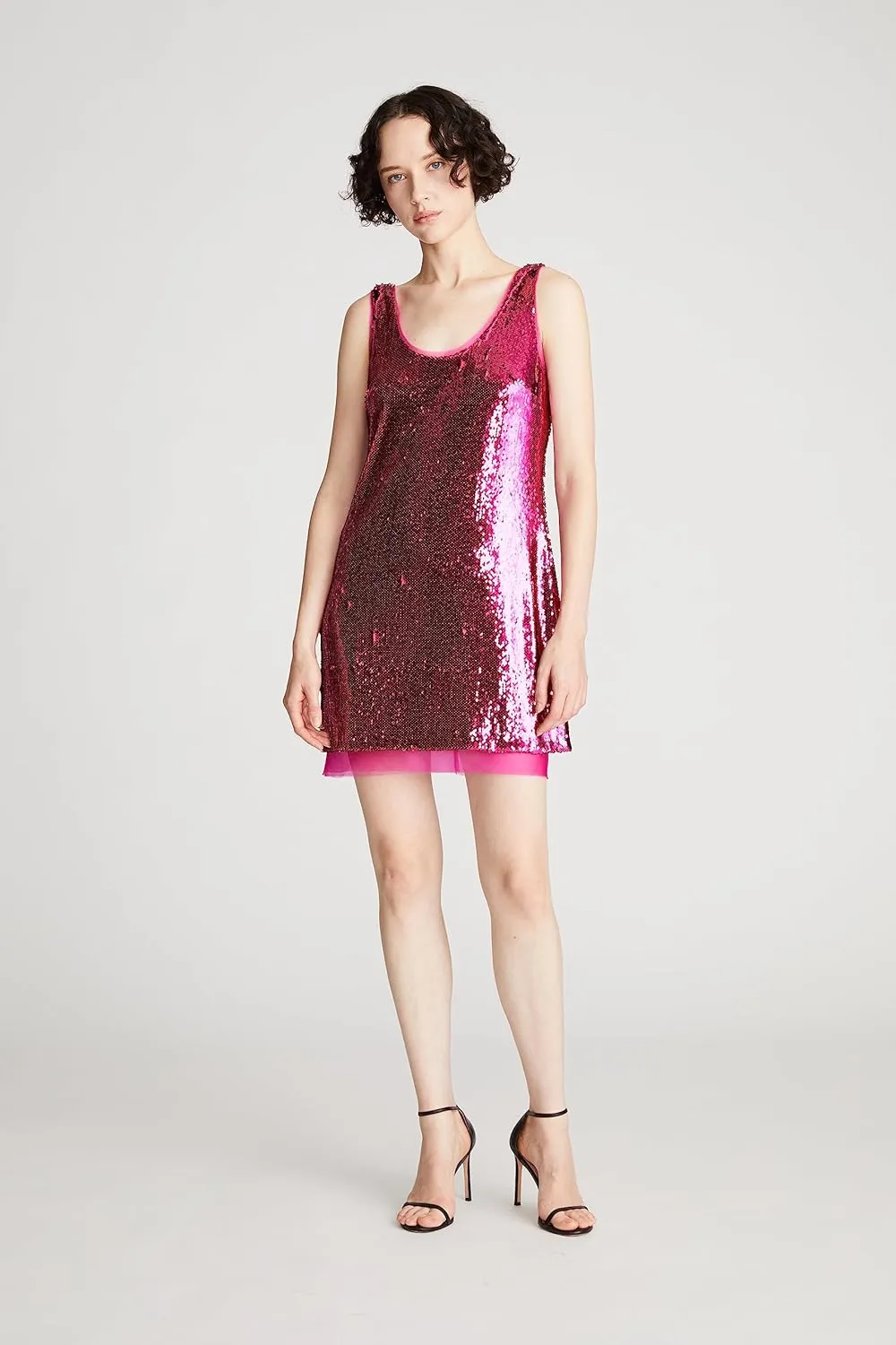 HALSTON Women's Aishia Dress in Sequin
