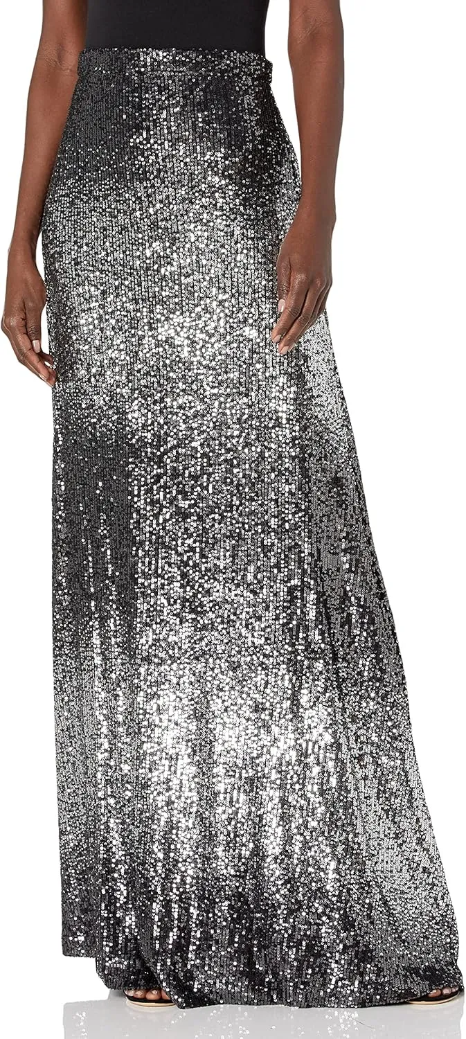 HALSTON Women's Elaine Sequin Skirt