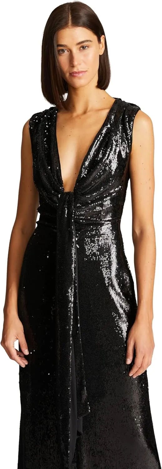 HALSTON Women's Magdalena Gown in Sequin