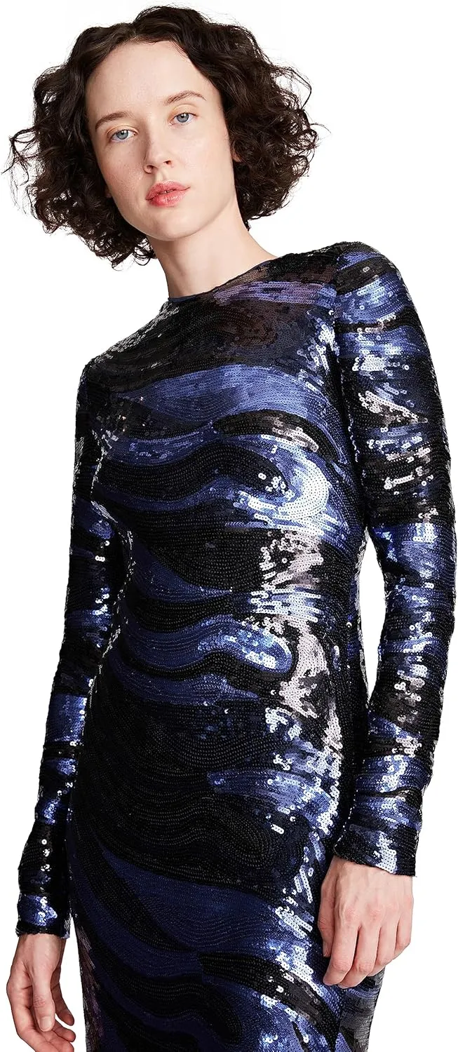 HALSTON Women's Whitney Gown in Sequins