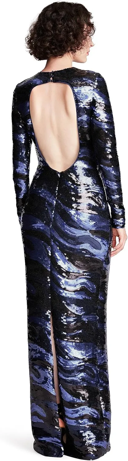 HALSTON Women's Whitney Gown in Sequins