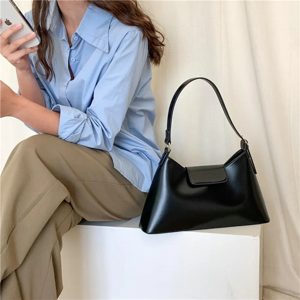 Hand bags for Women 2024 Purses for Women Trendy Women's Shoulder Handbags Black Purse Large Capacity Underarm Bag