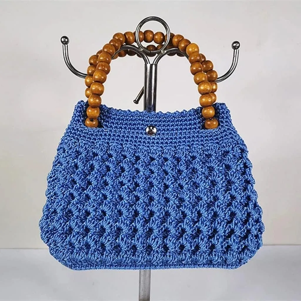 Hand-Woven Hollow Square Solid Color Fashion All-Match Women's Bag Bag Handbag Designer Bag