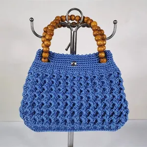 Hand-Woven Hollow Square Solid Color Fashion All-Match Women's Bag Bag Handbag Designer Bag