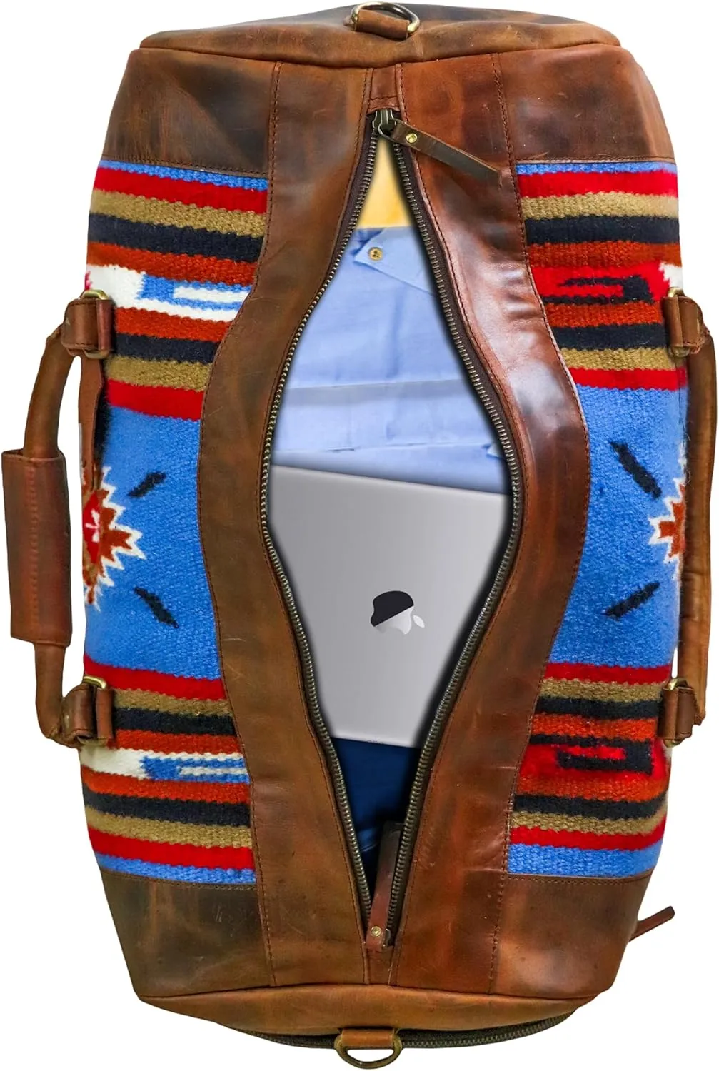 Handmade Duffle Bag leather heavy duty Gym Sports Airplane Overnight Luggage Carry On Unisex Travel Hand Rug Wollen Gift for His/Her (Duffle Bag Style_05)