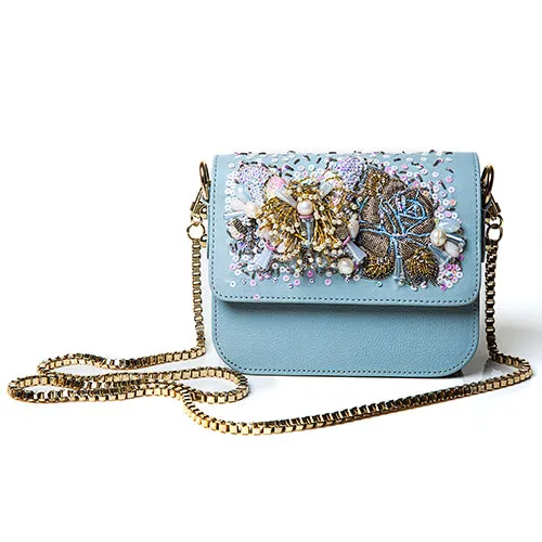 Handmade Leather Crossbody Bag With Magnetic Closure