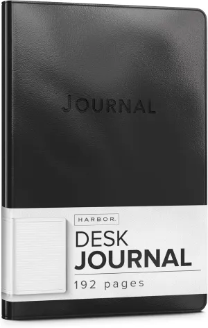 Harbor Desk Journal - Cambridge Black - 8"x5.5"