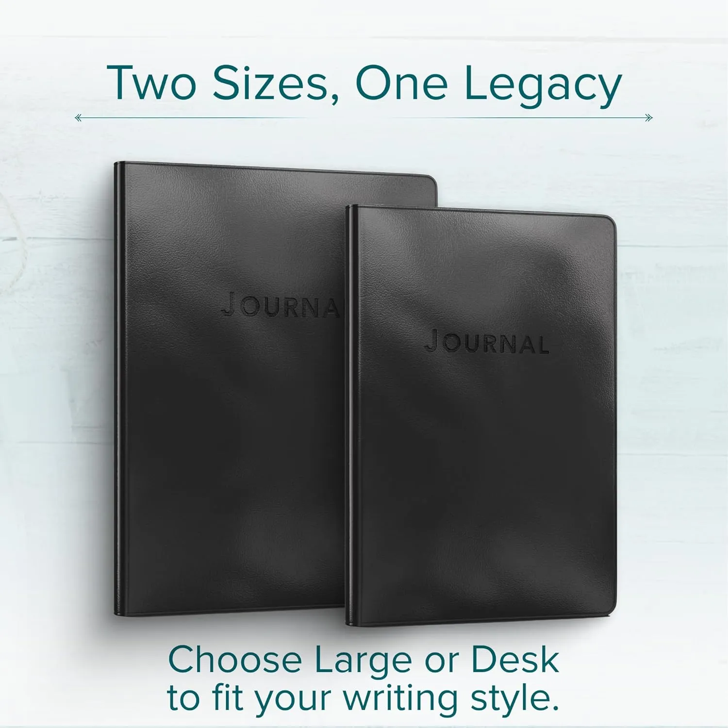 Harbor Desk Journal - Cambridge Black - 8"x5.5"
