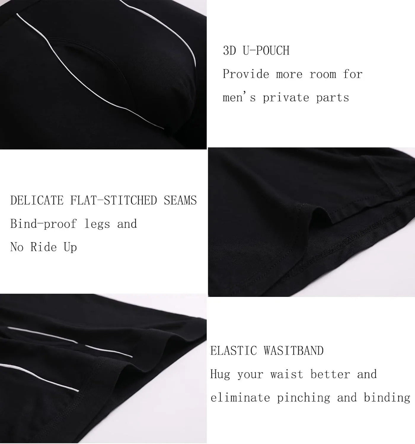 HAVVIS Men's Performance Underwear Boxer Briefs Soft Comfortable Bamboo Viscose Underwear for Men Multipack
