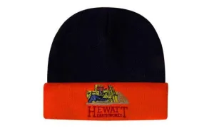 Headwear Luminescent Safety Acrylic Beanie Toque Cap (3027)