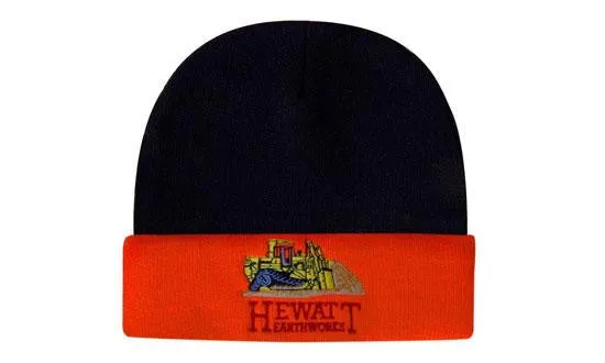 Headwear Luminescent Safety Acrylic Beanie Toque Cap (3027)
