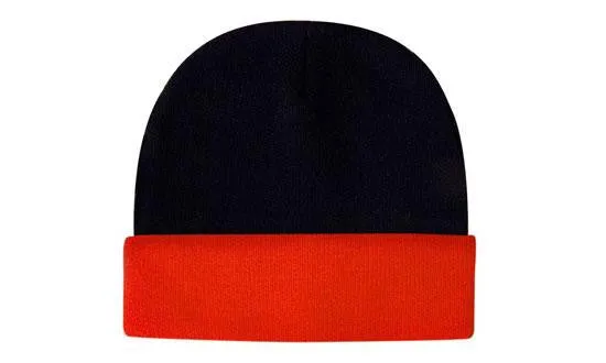 Headwear Luminescent Safety Acrylic Beanie Toque Cap (3027)