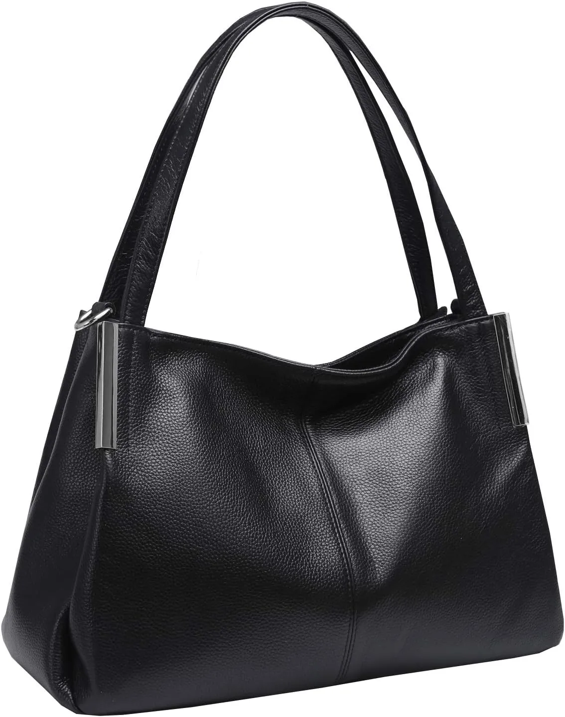 HESHE Leather Purses for Women Tote Top Handle Bags Shoulder Handbags Designer Office Ladies Purse Cross Body Bag