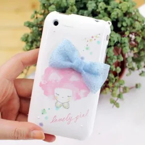 HM1159i4S Dreaming Girl Pink Front Bar Type iPhone 4S/4 Case