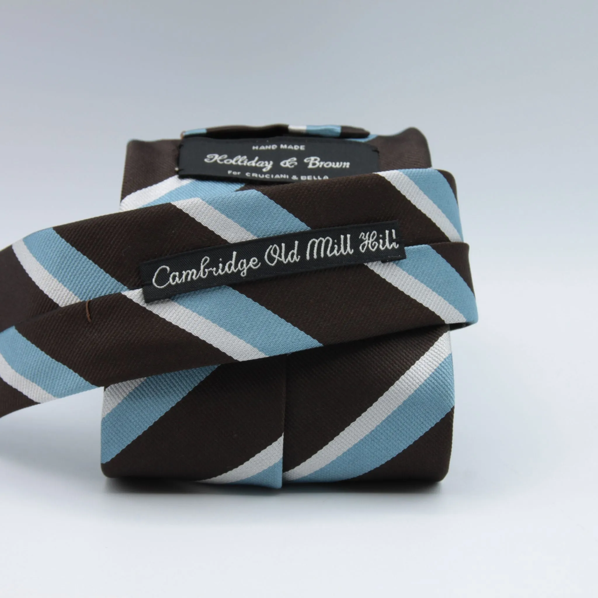 Holliday & Brown - Silk  - "Cambridge Old Mill Hill" Club Tie #6608