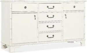 Hooker Furniture Charleston White Wood Bungalow Buffet